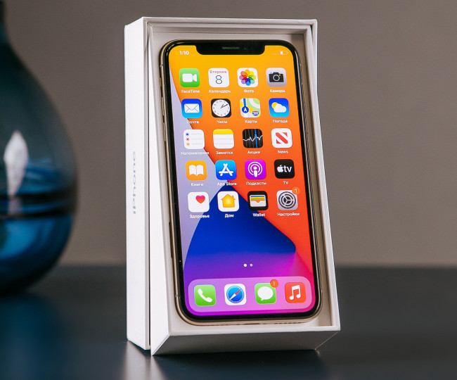 iPhone X 256gb, Silver б/у
